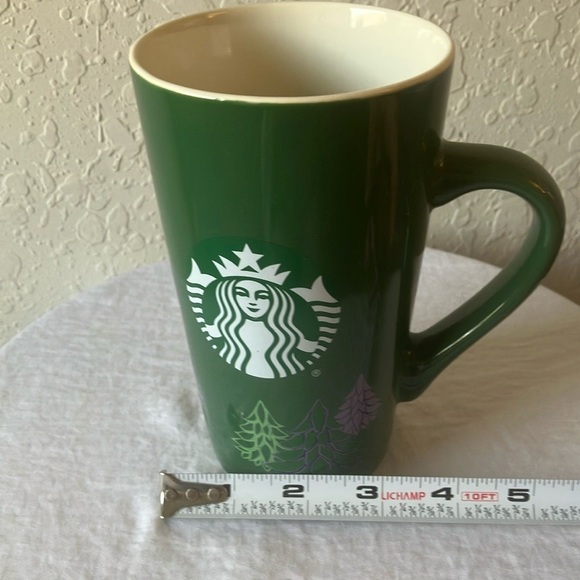 Starbucks: 2020 Green Ceramic Mug- Purple Tree Design- 16oz - Picture 9 of 16